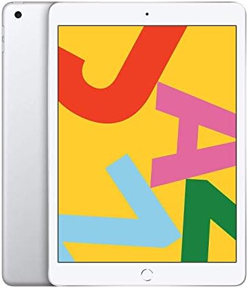 2019 Apple iPad 7th Gen (10.2 inch, Wi-Fi, 32GB) Silver (Renewed)